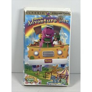 Barney's Adventure Bus (VHS, 1997) - TESTED